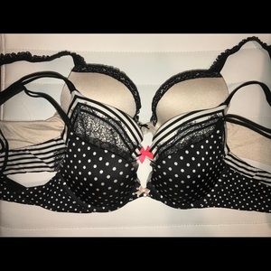 Bundle of 3 Victoria’s Secret/ Aries push up bras